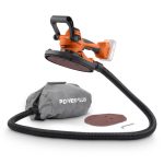 Slefuitor pentru pereti, tavan cu functie de aspiratie pe acumulator Powerplus POWDP50900, 225 mm diametru disc, fara acumulator si incarcator