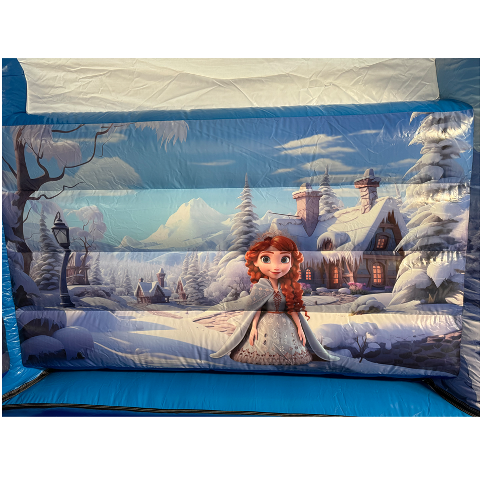 Loc de joaca gonflabil Boing Aframe Midi Snowprincess, 4,8m x 3.8m x 4,8m, 10 locuri, 140 kg, garantie 2 ani, compresor inclus - imagine 14