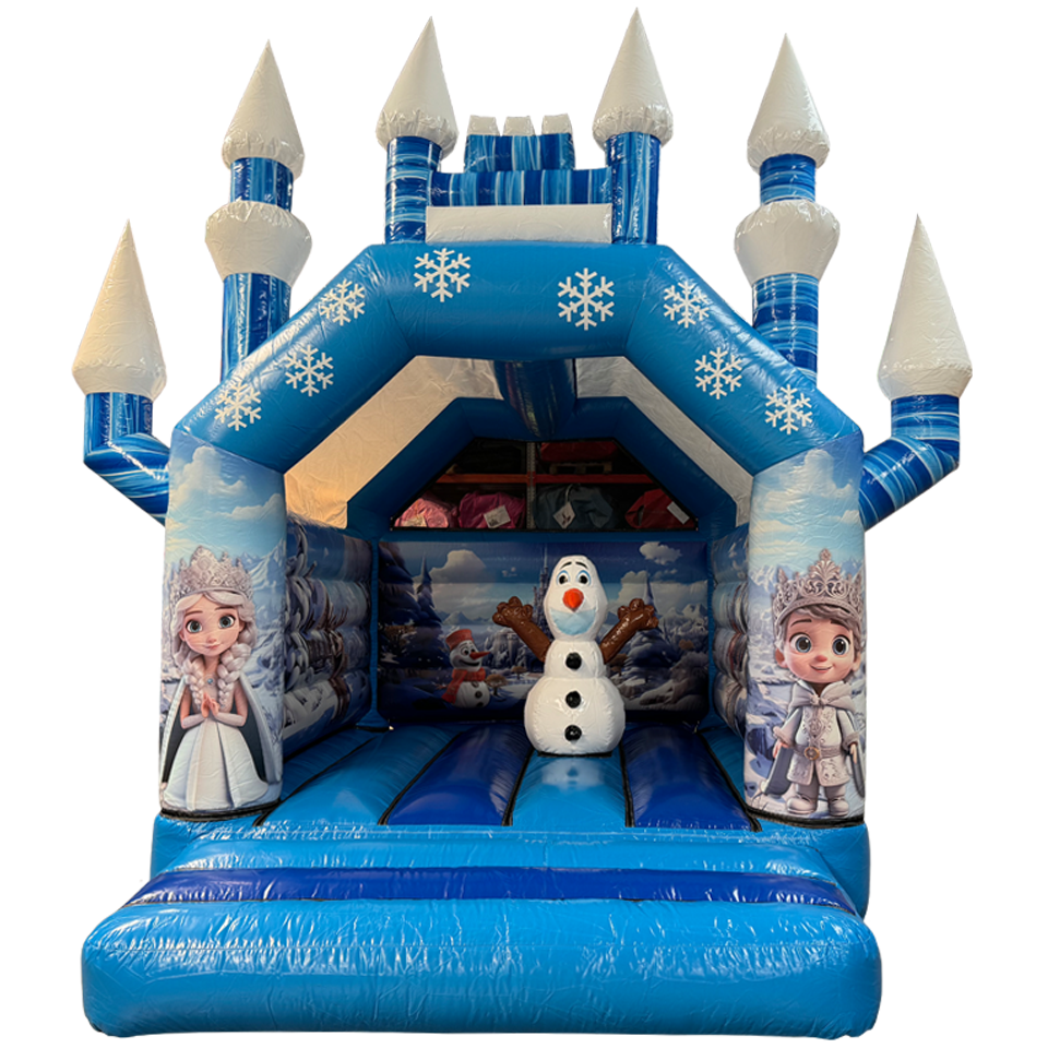 Loc de joaca gonflabil Boing Aframe Midi Snowprincess, 4,8m x 3.8m x 4,8m, 10 locuri, 140 kg, garantie 2 ani, compresor inclus - imagine 15