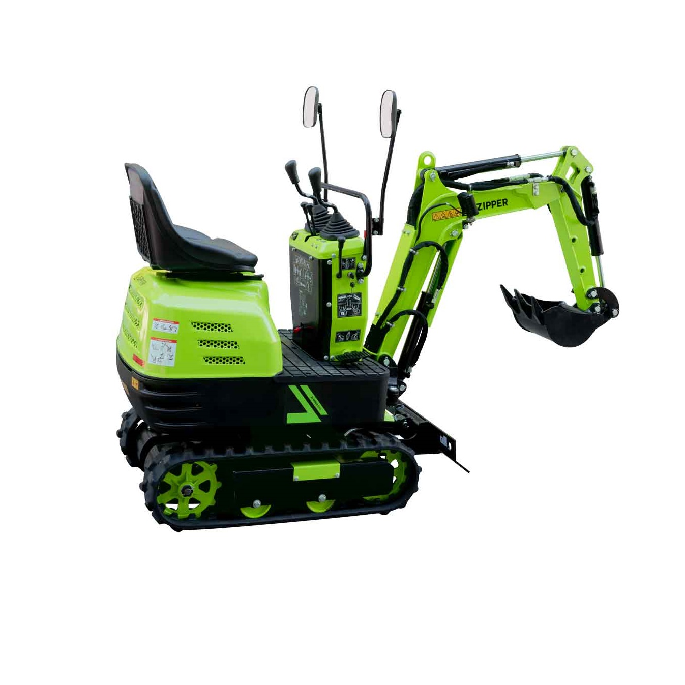 Miniexcavator Zipper ZI-MBGS600, 6,3kW, benzina, 560kg, 5 accesorii incluse, dimensiuni 2210x690x1585mm, putere brat 8kN - imagine 7