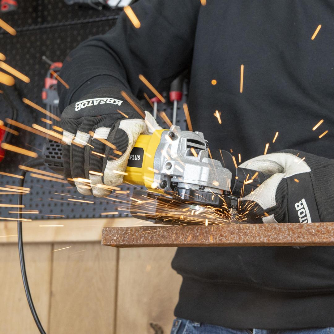 Polizor unghiular Powerpulus POWX0616, putere mare de 1700w, 125mm, 6600 RMP, filet ax M14 - imagine 2