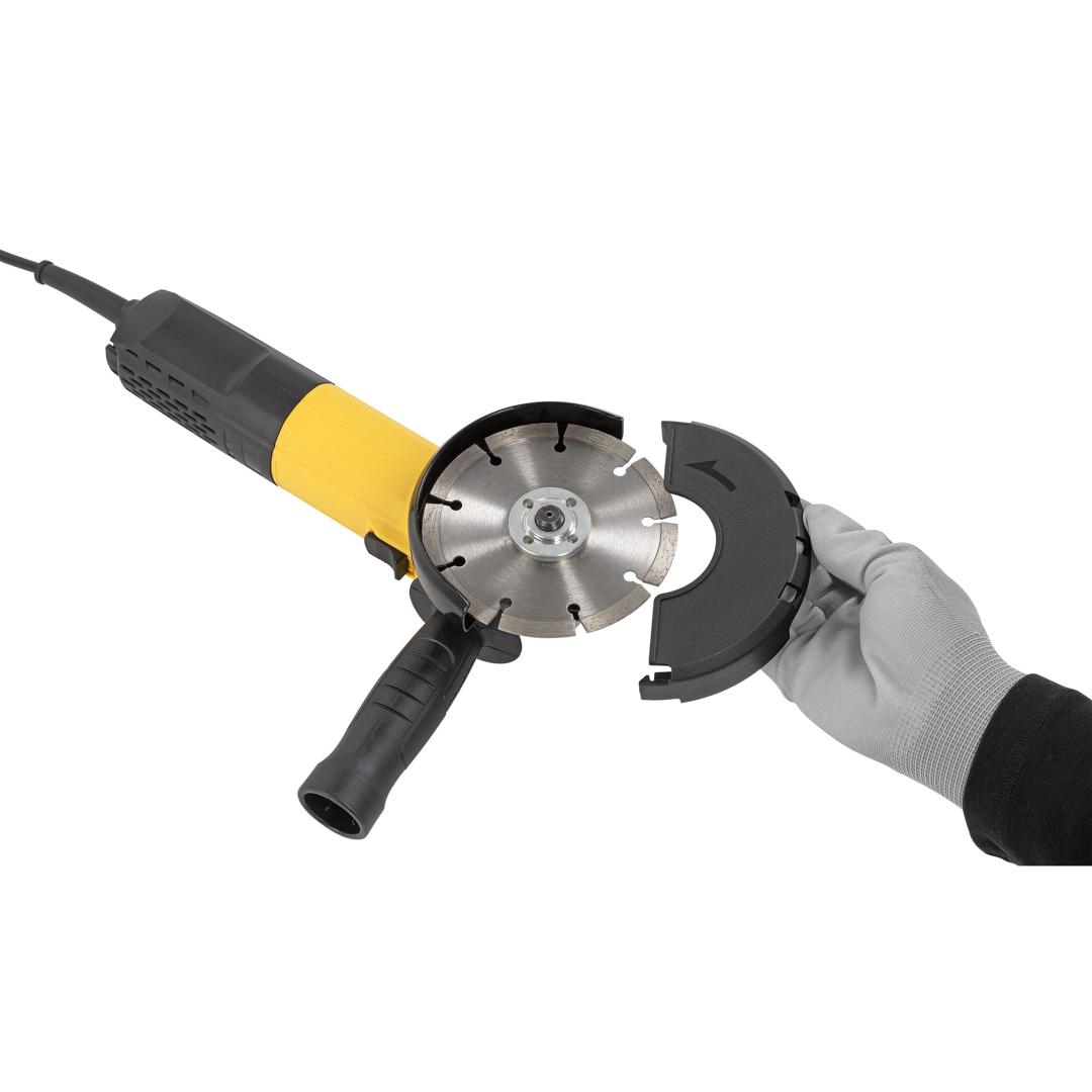 Polizor unghiular Powerpulus POWX0616, putere mare de 1700w, 125mm, 6600 RMP, filet ax M14 - imagine 4